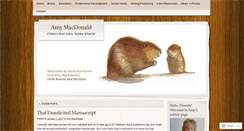 Desktop Screenshot of amymacdonald.com